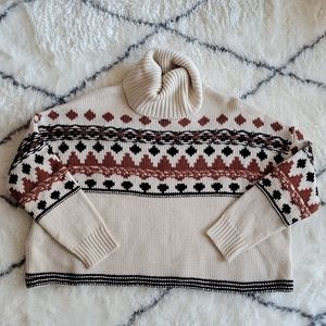 Anthropologie Cable knit Crop Sweater